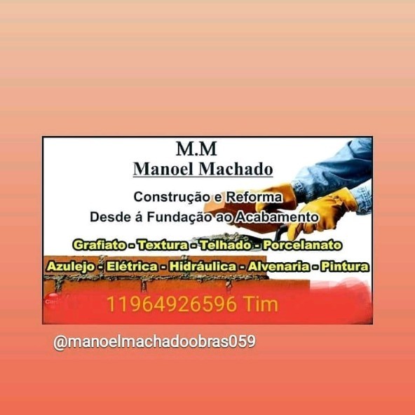 Manoel Santos Machado - Pedreiro - livisa contrução