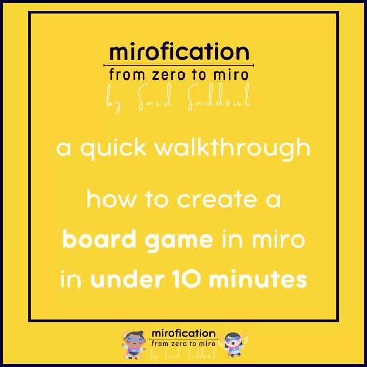 Said Saddouk on LinkedIn: #gamification #miro #fun #workshop #creativity  #mirofication #miroart…