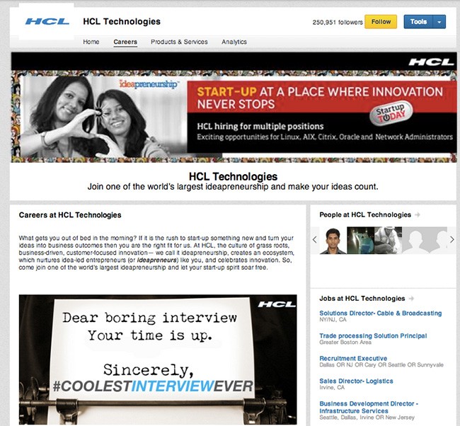 HCL-LinkedIn-Careers-Pages