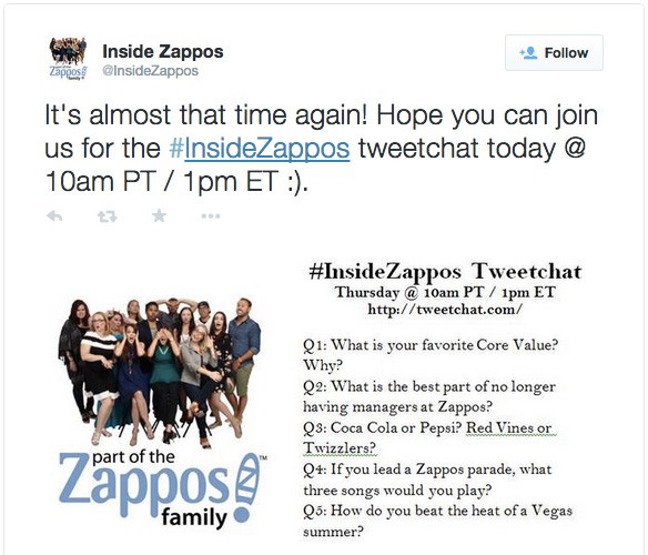 zappos-emploter-brand-tweet
