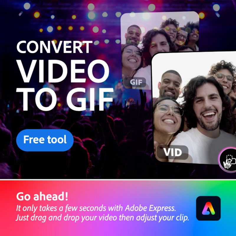 Adobe Creative Cloud on LinkedIn: Free Video to GIF Converter