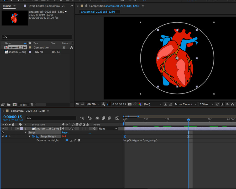 Make your heart beat in After Effects