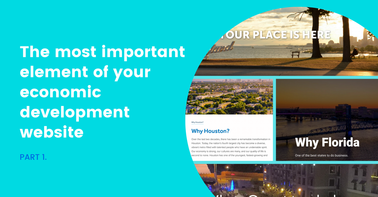 The most important element of your economic development website – Part 1