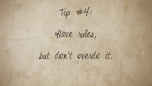 Have Rules, But Don't Overdo It - Tip #4 for a Successful ESN