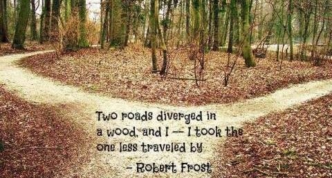 take the road less traveled quote