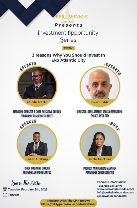 FIND OUT: 3 REASONS WHY YOU SHOULD INVEST IN EKO ATLANTIC CITY