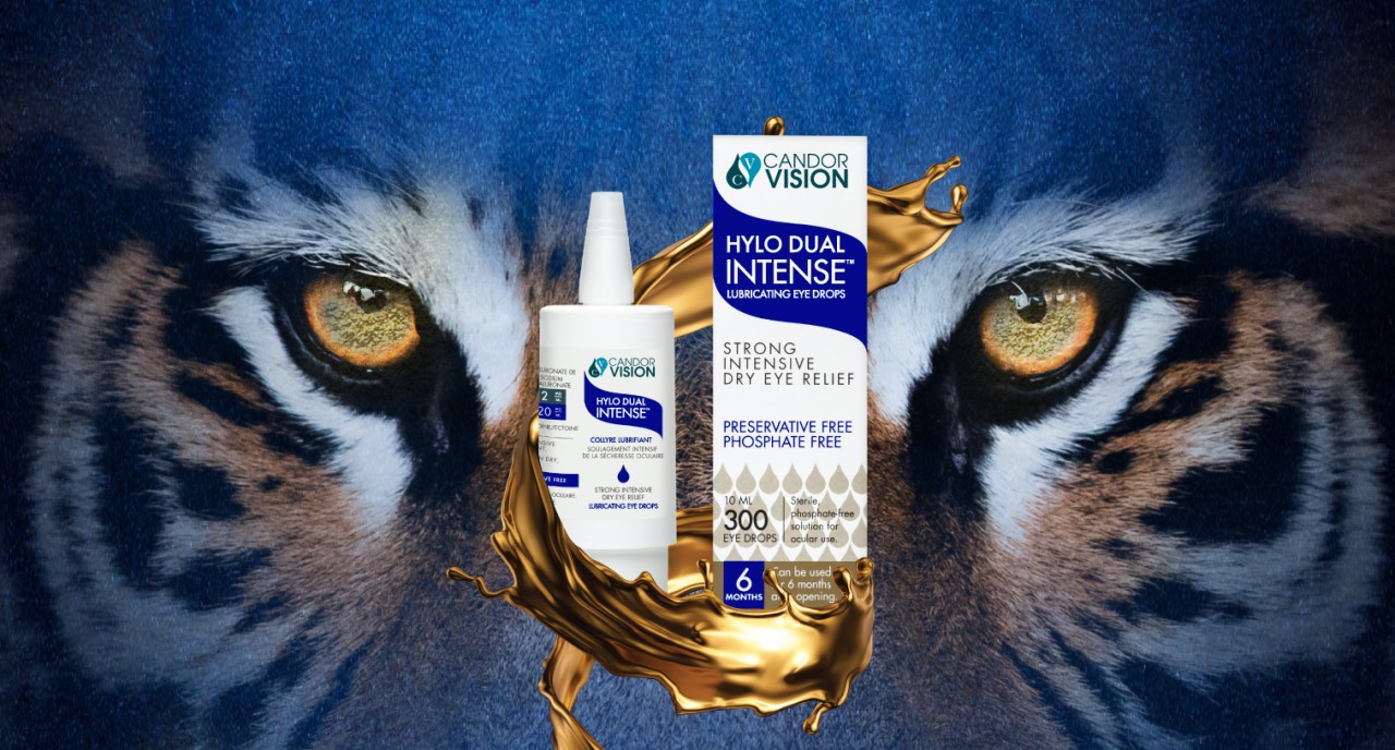 NEW: HYLO DUAL INTENSE™ CANDORVISION™ TAKES THE GOLD STANDARD FOR  LUBRICATION IN DRY EYE