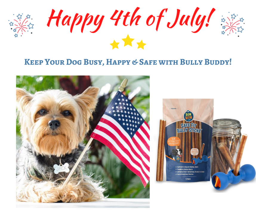 Keep Your Dog Busy, Happy & Safe with Bully Buddy this 4th of July!