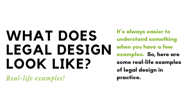 Legal Design Explained: Part 4 - What does legal design look like?