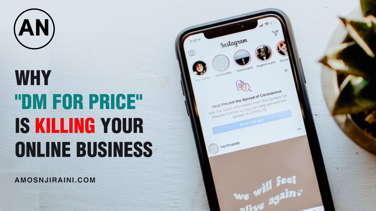 Why “DM for price” is killing your Online Business