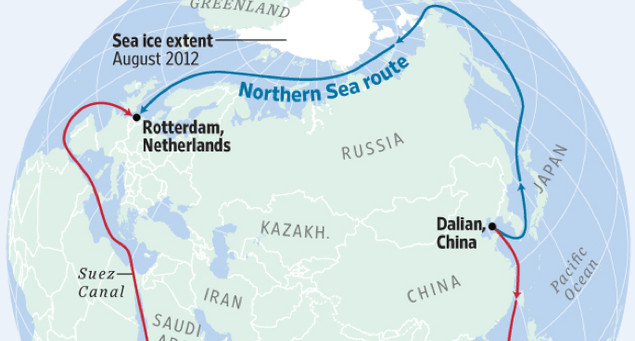 China, Russia to build 'Ice Silk Road' along Northern Sea Rou