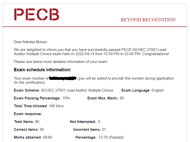 How I passed the ISO/IEC 27001 Lead Auditor Exam How I passed the ISO/IEC 27001 Lead Auditor Exam
