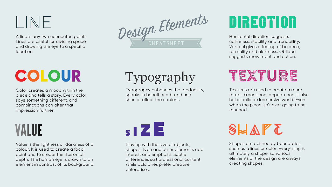 7 Basic Elements of Design