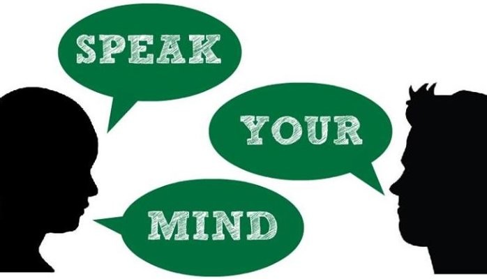 Should you speak your mind?