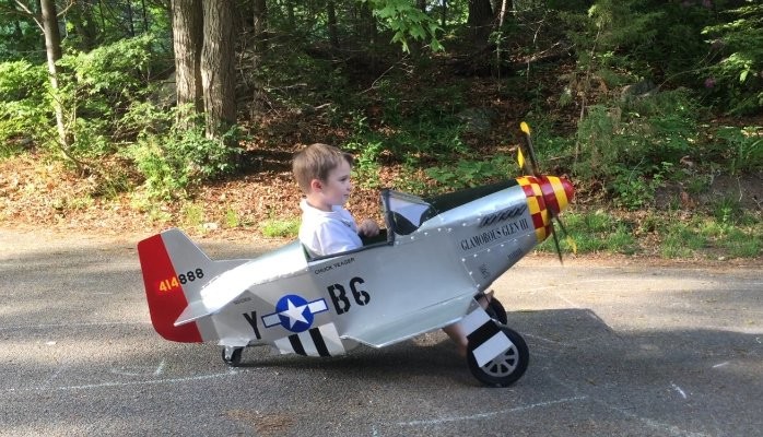 Building a P-51 Mustang (pedal plane)