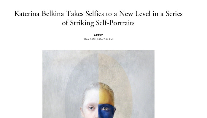 Katerina Belkina Takes Selfies to a New Level in a Series of Striking Self-Portraits