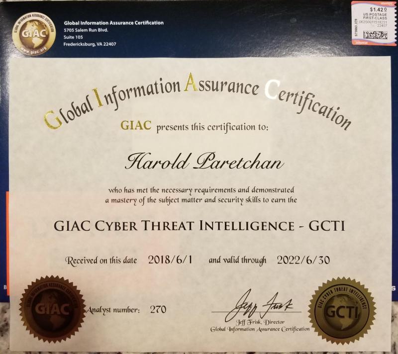 Hal Paretchan CISA CISSP CRISC CAMS CFE on LinkedIn: Passed the Hal Paretchan CISA CISSP CRISC CAMS CFE on LinkedIn: Passed the