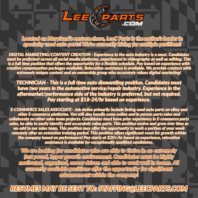 Lee Carter - Chief Executive Officer - LeeC Parts, Inc | LinkedIn