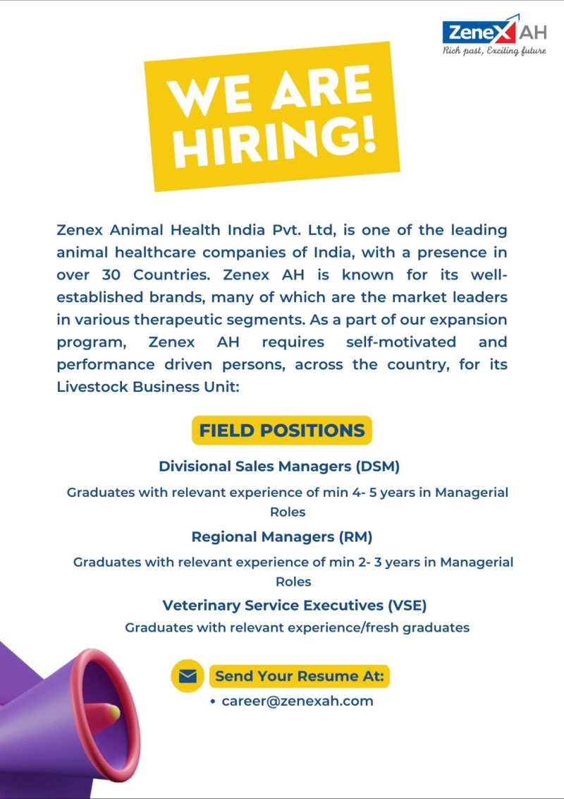 Ganesh Bhosle - Divisional Sales Manager - Zenex Animal Health | LinkedIn