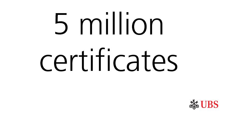 UBS on LinkedIn: Hello IT security world Is 5 million certificates a UBS on LinkedIn: Hello IT security world Is 5 million certificates a