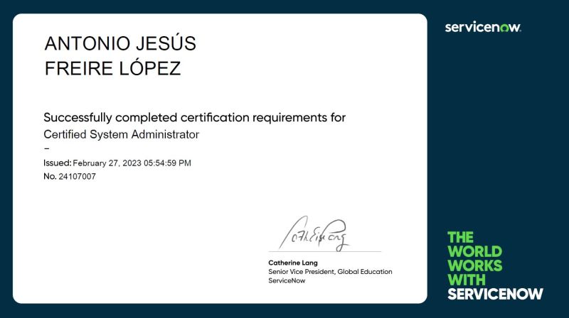 Antonio Jesús Freire López on LinkedIn: Glad to annunce that I have Antonio Jesús Freire López on LinkedIn: Glad to annunce that I have