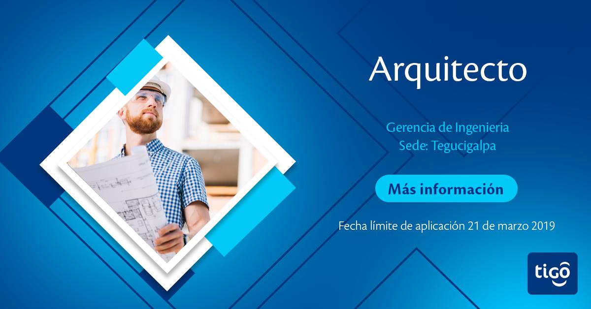Tigo Honduras. on LinkedIn: Now hiring a ARQUITECTO - TEGUCIGALPA!