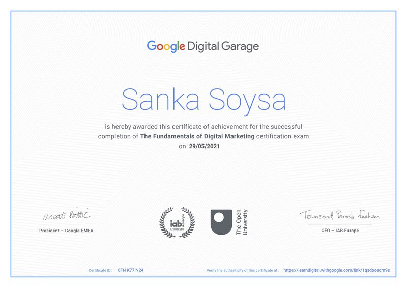 Sanka Soysa on LinkedIn: #fundamentalsofdigitalmarketing #google # Sanka Soysa on LinkedIn: #fundamentalsofdigitalmarketing #google #