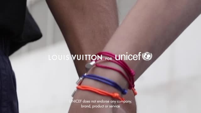 Louis Vuitton على LinkedIn: Louis Vuitton for UNICEF Silver Lockit Color  Bracelet