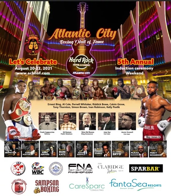 myg Vælge Ocean Atlantic City Boxing Hall of Fame Induction Weekend Takes Place August 20  through August 22 at