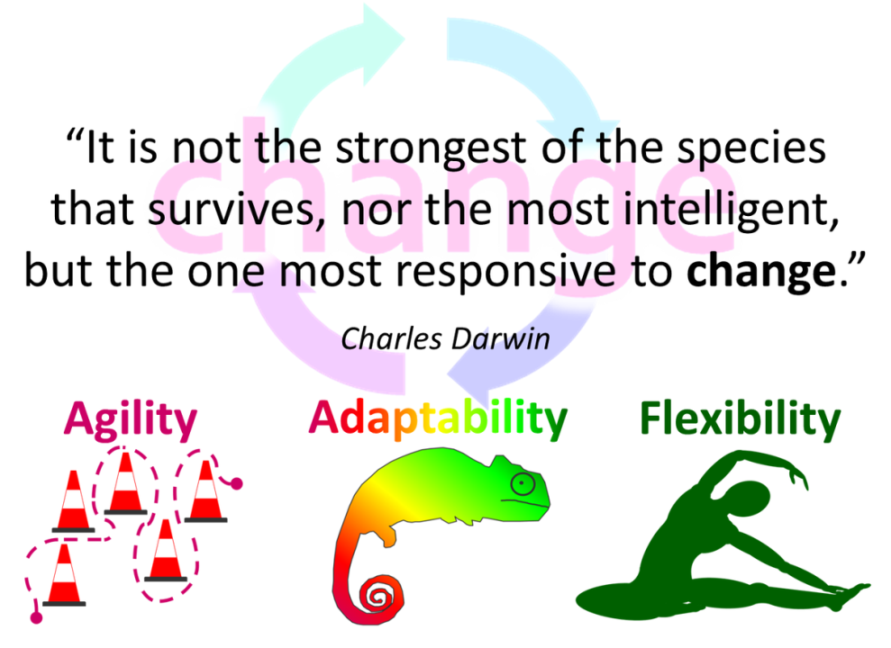 What does being adaptable mean?
