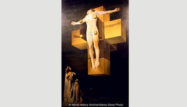 Dali's 4-dimensional hypercube/ crucifixion; 4th,5th,6th dimensions and speed of light