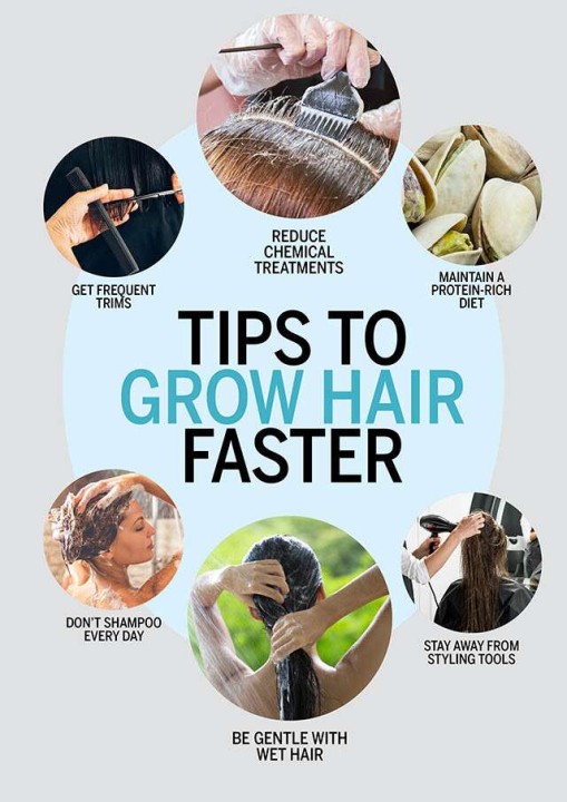 How to grow hair Faster