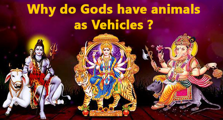Why do Gods have animals as Vehicles?