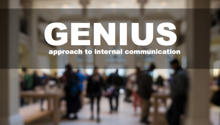 A "genius" approach to internal communications in a BYOD world
