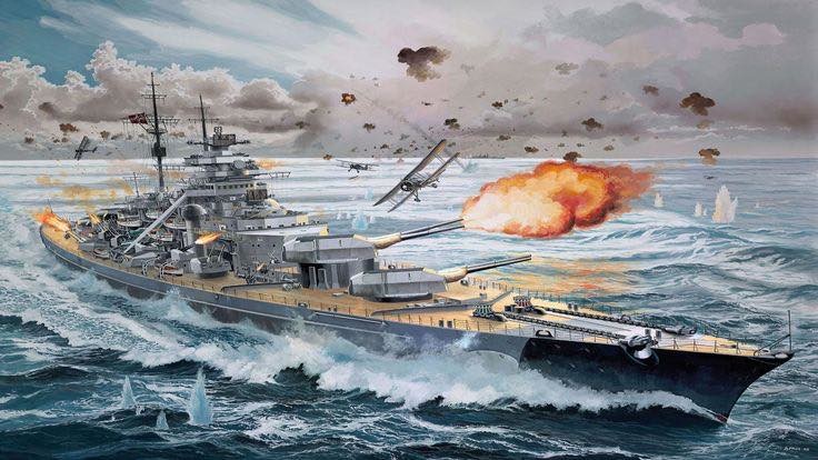 El final del acorazado Bismarck