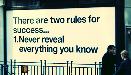 Why The So-Called "Rules of Success" Shouldn't Apply