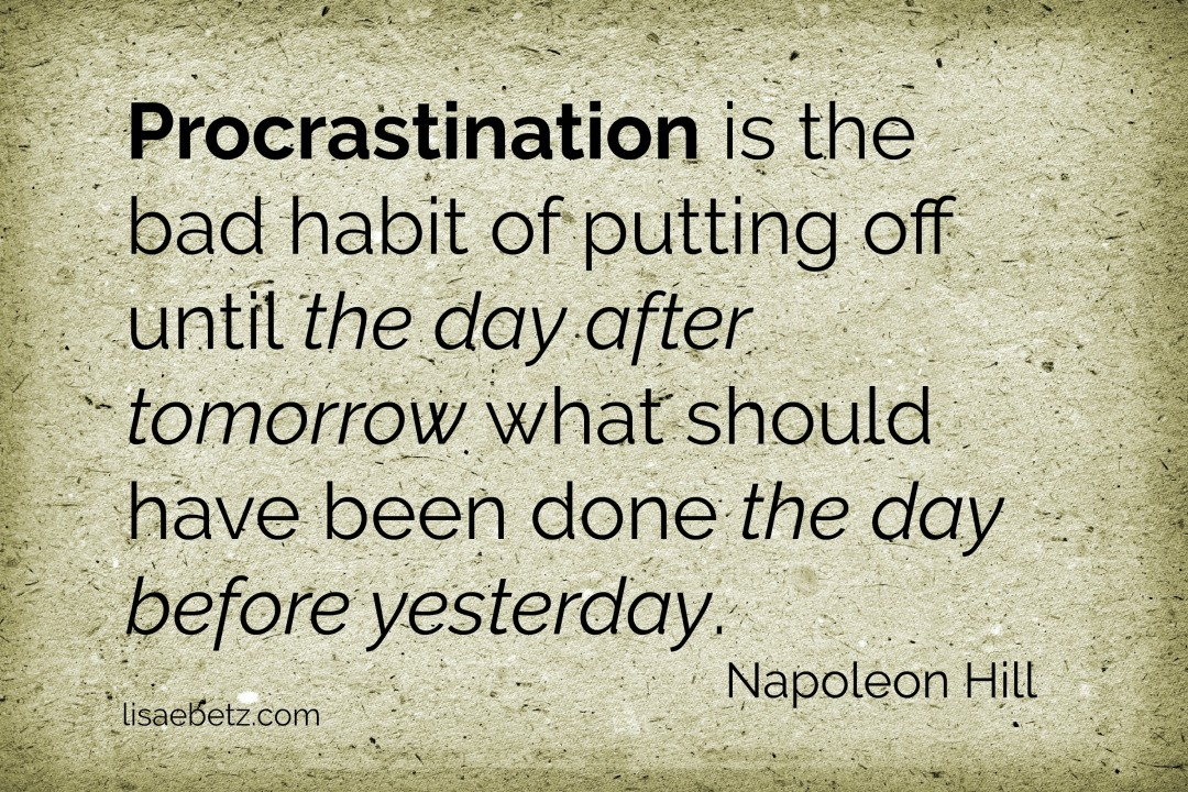 why procrastination is bad