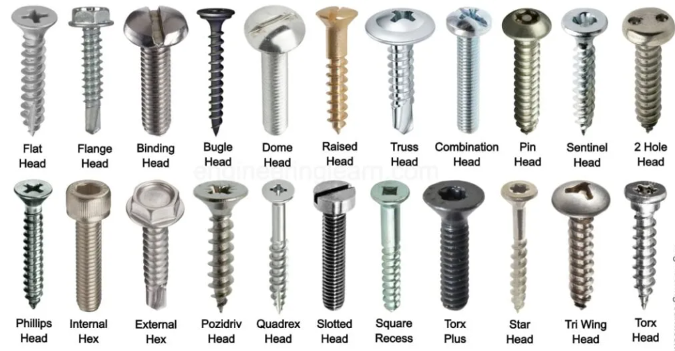 Types of Screw Heads and Their Uses