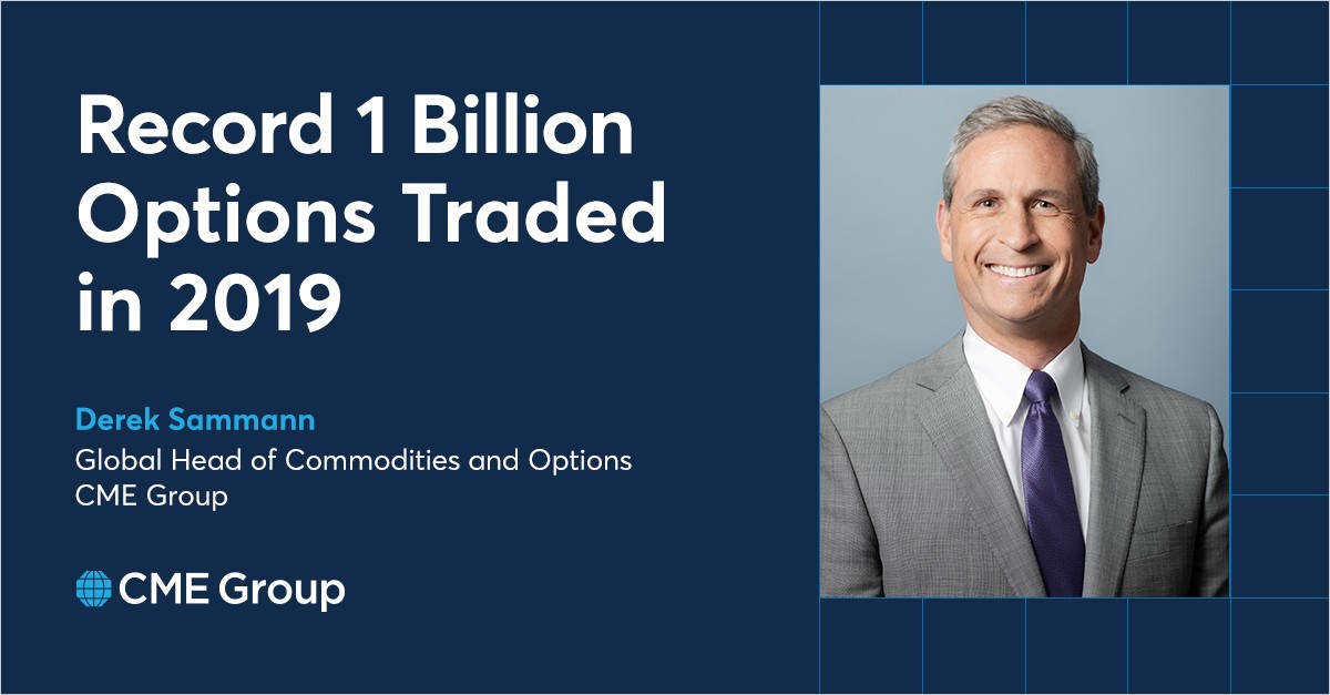 Record 1 Billion Options Traded at CME Group in 2019