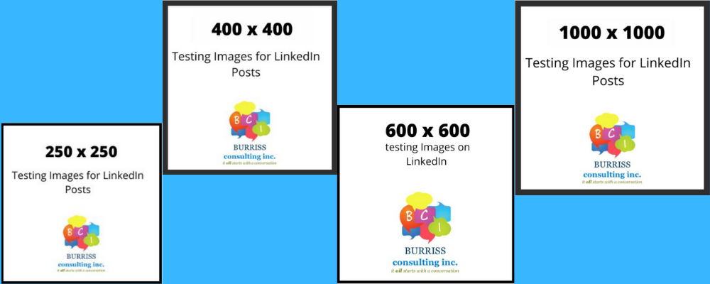 Testing Image sizes in LinkedIn Posts