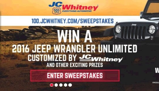 JC Whitney 101-Jeep Build and Sweepstakes