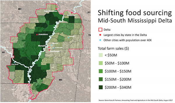 Mid-Mississippi Delta River Region Could Become the Next California