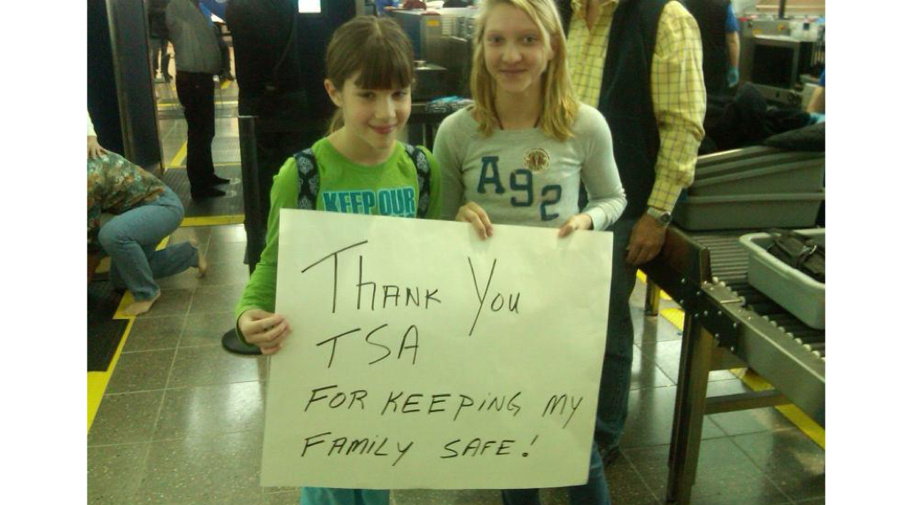 Thank you TSA! We Appreciate You!