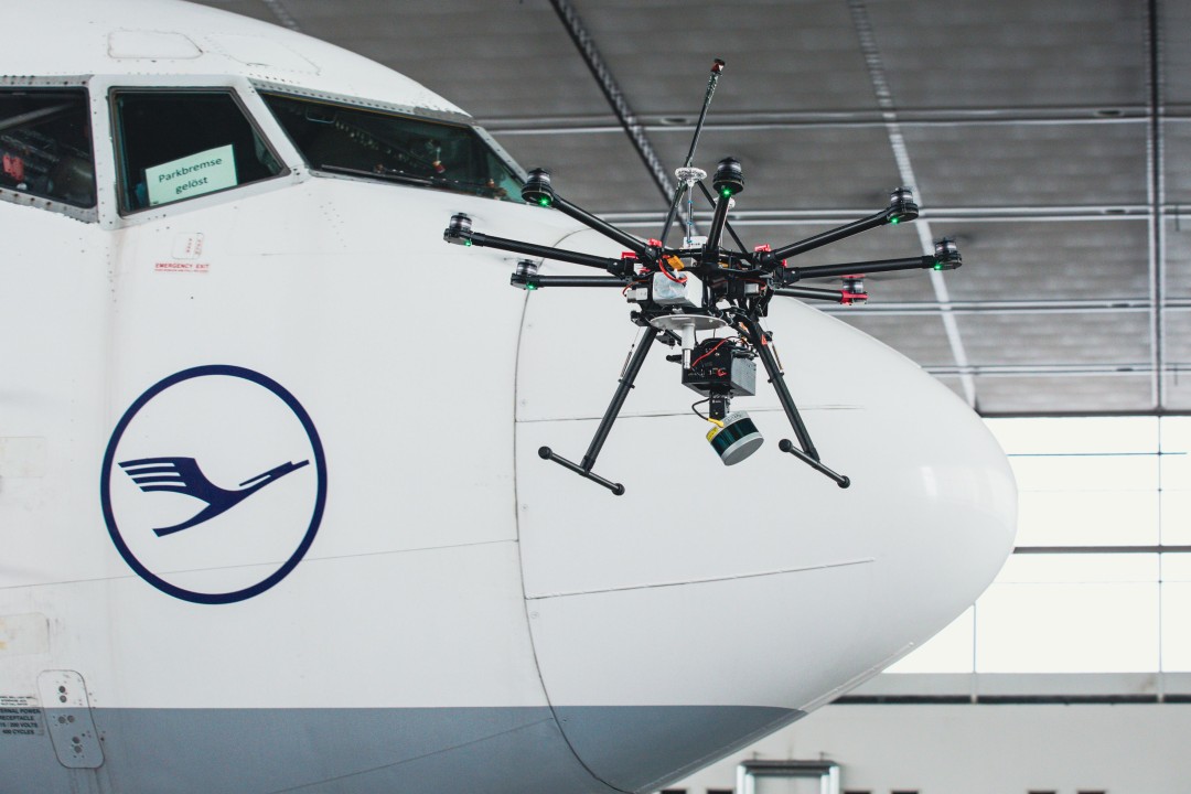 About the use of an AI-supported inspection drone for base maintenance checks – a research project