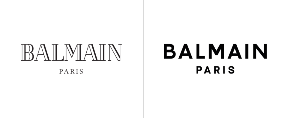 Fashion's newest trend: Balmain joins the sans-serif hype