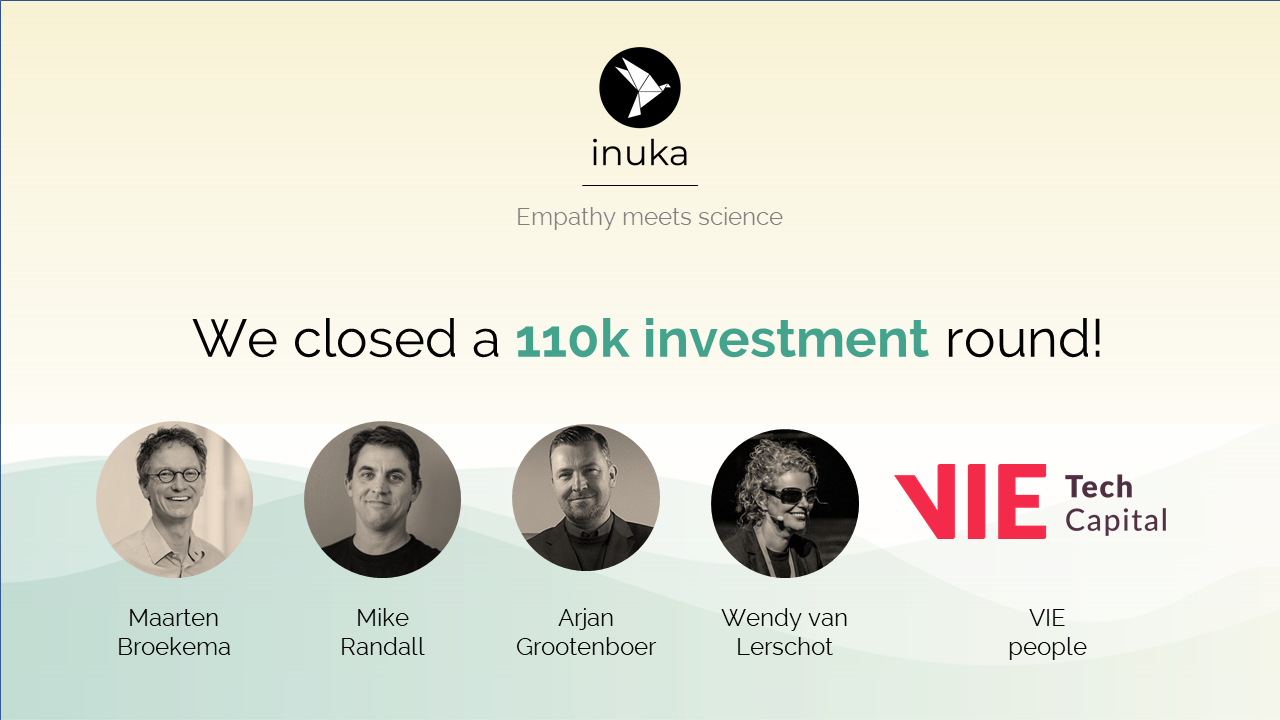 Inuka Coaching raises 110k in the middle of the Covid-19 crisis to scale up its digital mental wellbeing service for organisations in the Netherlands