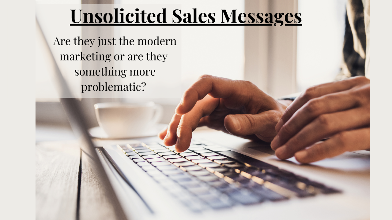 Unsolicited Messages Unsolicited Messages