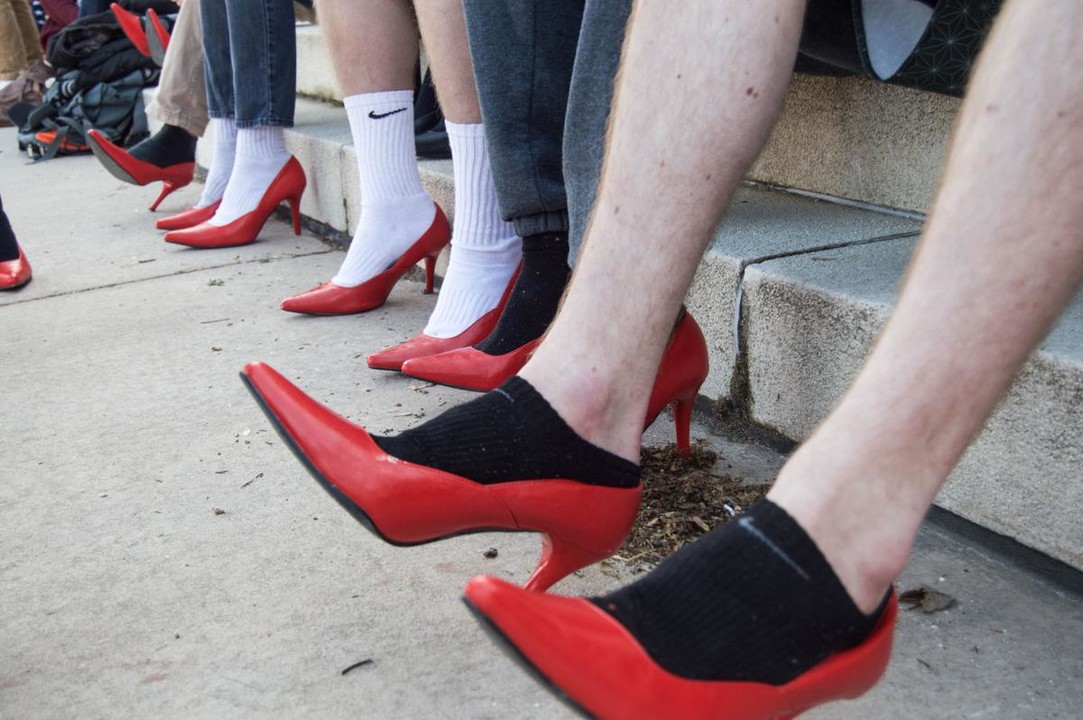 His high heels: Third annual “Walk a mile in her shoes” event supports ...