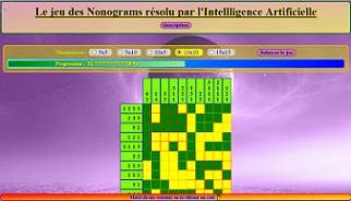 Le jeu des Nonograms résolu par l'Intelligence Artificielle 