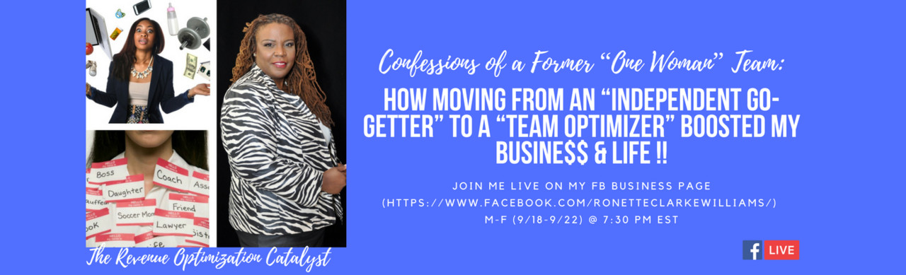 [MASTERCLASS] Confessions of a Former “One Woman” Team: How moving from ...